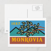 Postkarte Monrovia (Vorne/Hinten)