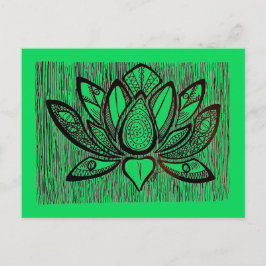 Postkarte "Monster Lotus"