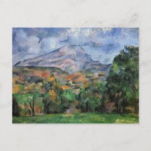 Postkarte Mont Sainte-Victoire von Paul Cezanne