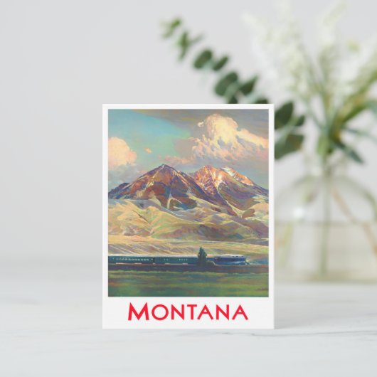Postkarte Montana Vintage (Stehend Vorderseite)