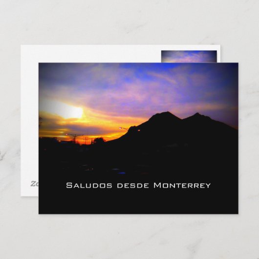 Postkarte Monterrey (Vorne/Hinten)