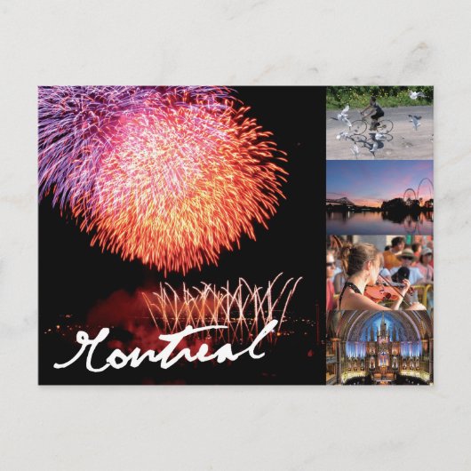 Postkarte Montreal (Vorderseite)