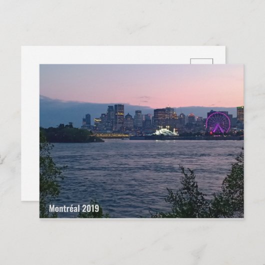 Postkarte Montreal (Vorne/Hinten)