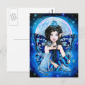 Postkarte "Moon Frogs" (Vorne/Hinten)
