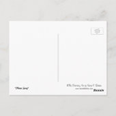 Postkarte "Moon Song" (Rückseite)