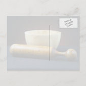 Postkarte Mortar und Pestle (Rückseite)