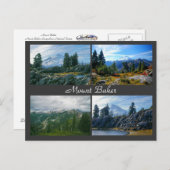 Postkarte Mount Baker (Vorne/Hinten)