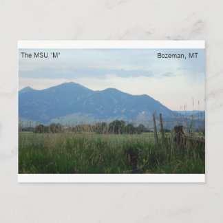 Postkarte MSU "M"