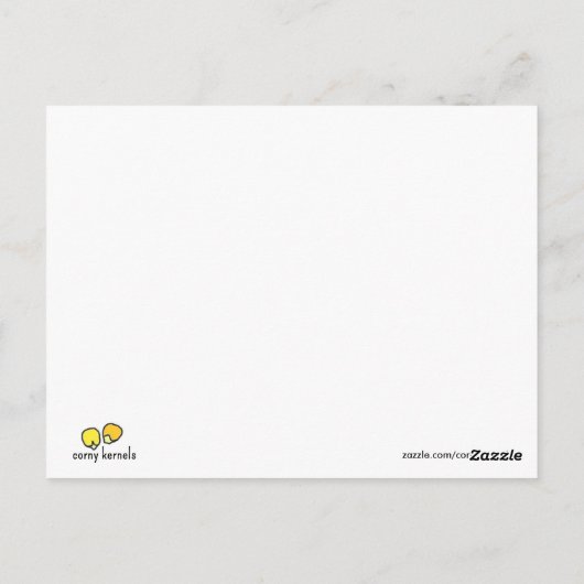 Postkarte "Much Butter Together" (Rückseite)