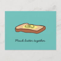 Postkarte "Much Butter Together"