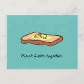 Postkarte "Much Butter Together" (Vorderseite)