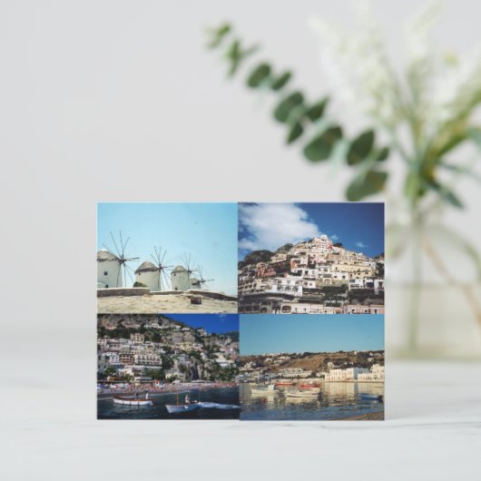 Postkarte mykonos (Stehend Vorderseite)