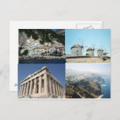 Postkarte mykonos (Vorne/Hinten)