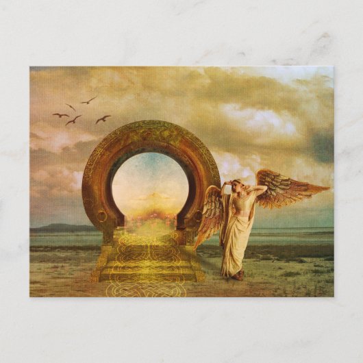 Postkarte nach Indien (Vorderseite)