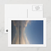 Postkarte Nacht Ozean (Vorne/Hinten)
