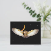 Postkarte "Nachtflug" (Stehend Vorderseite)