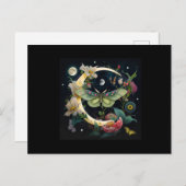 POSTKARTE- NACHTSCHMETTERLING POSTKARTE (Vorne/Hinten)