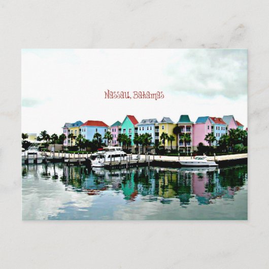 Postkarte Nassau Bahamas (Vorderseite)
