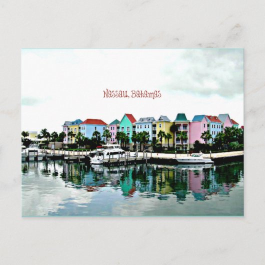 Postkarte Nassau Bahamas (Vorderseite)