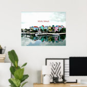 Postkarte Nassau Bahamas Poster (Heimbüro)