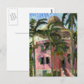 Postkarte Nassau Library (Vorne/Hinten)
