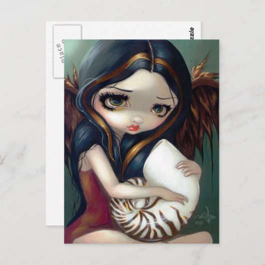 Postkarte "Nautilus Angel" (Vorne/Hinten)