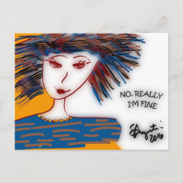 Postkarte - Nein, wirklich gut -