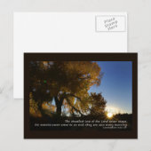 Postkarte "Neuer Morgen (Vorne/Hinten)