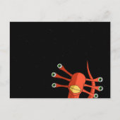 Postkarte "Neugierige Alien" (Vorderseite)