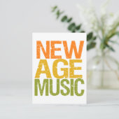 Postkarte "New Age Music" (Stehend Vorderseite)