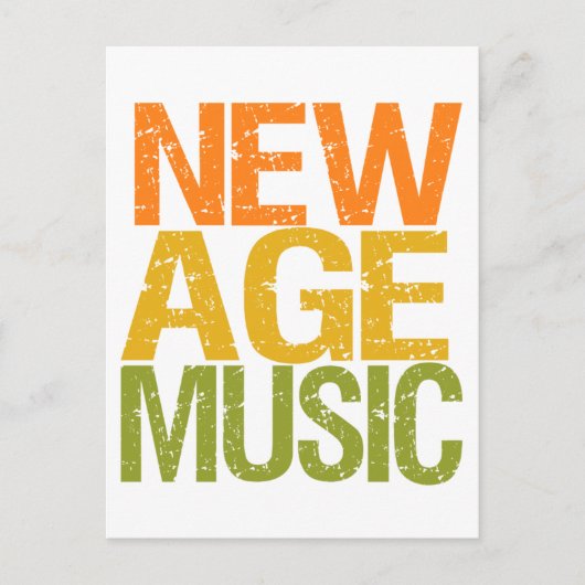 Postkarte "New Age Music" (Vorderseite)