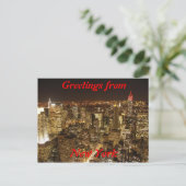 Postkarte New York (Stehend Vorderseite)