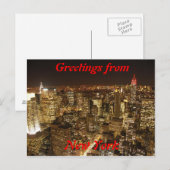 Postkarte New York (Vorne/Hinten)