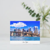 Postkarte New York (Stehend Vorderseite)