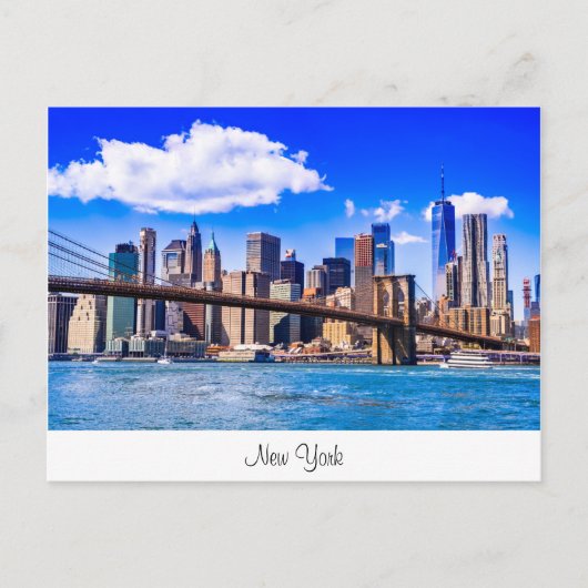 Postkarte New York (Vorderseite)