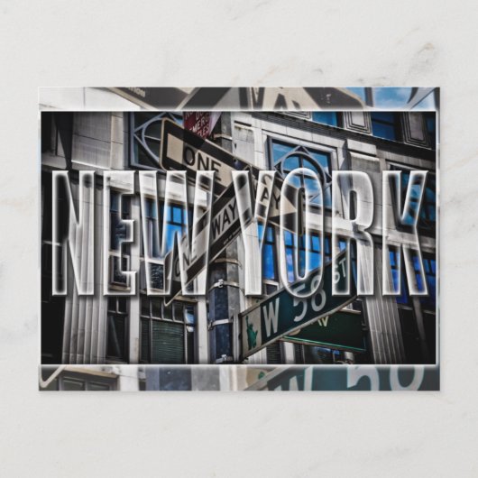 Postkarte New York (Vorderseite)