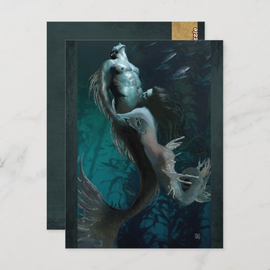 Postkarte nicht Verlassen (Vorne/Hinten)