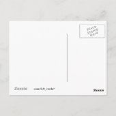 Postkarte, Niedliche Maus Mädchen Postkarte (Rückseite)