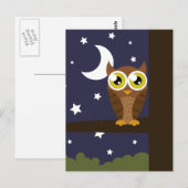 Postkarte "Night Owl" (Vorne/Hinten)