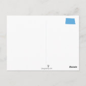 Postkarte Norddakota Landschaft (Rückseite)