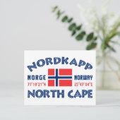 Postkarte NORDKAPP Norwegen (Stehend Vorderseite)