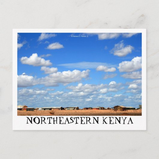 Postkarte Nordost-Kenia (Vorderseite)