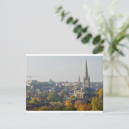 Postkarte Norwich Herbst (Stehend Vorderseite)