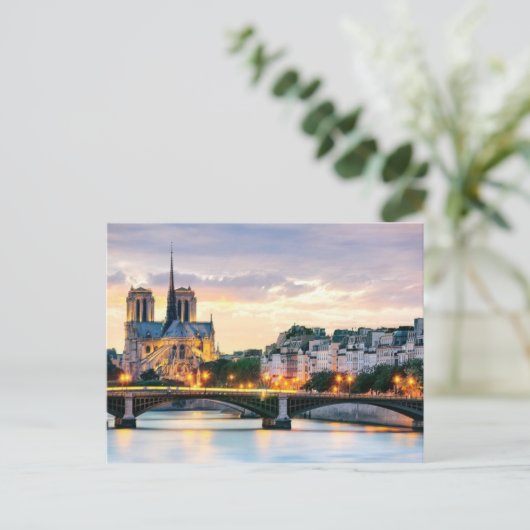 Postkarte Notre-Dame (Stehend Vorderseite)
