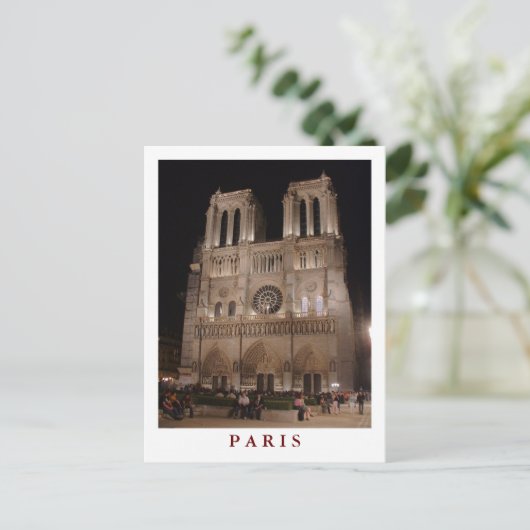 Postkarte "Notre Dame, Paris" (Stehend Vorderseite)