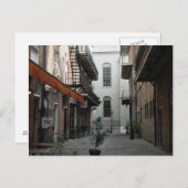 Postkarte Nr. 2 des französischen Viertels (Vorne/Hinten)