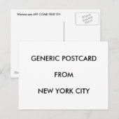 Postkarte - NYC Generic (Vorne/Hinten)