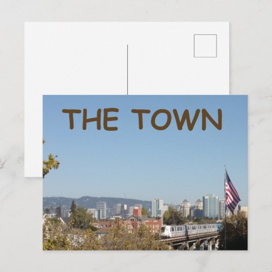 Postkarte Oakland (Vorne/Hinten)