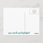 Postkarte OCEAN BLAUE (Rückseite)