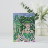 Postkarte "Ode to Green Bear" (Stehend Vorderseite)